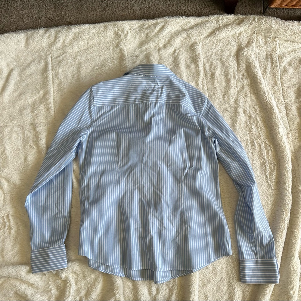 Talbots Button Down Collared Shirt, 8 - image 4